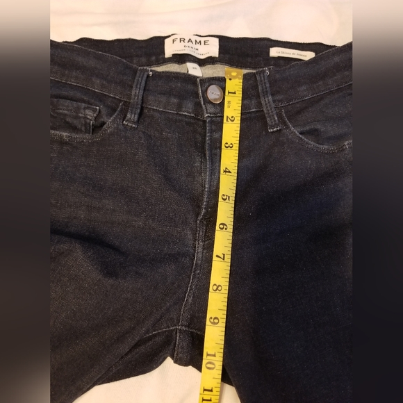 Frame Denim Le Skinny De Jeanne Size 28 Color Blue - Picture 6 of 12